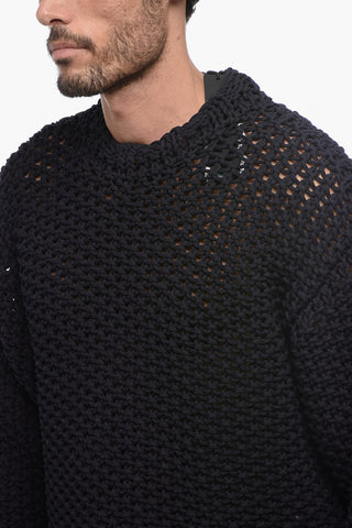Pullover Girocollo MARINA con Deisgn Crochet