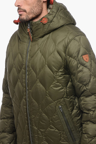Piumino Trapuntato con Fodera Shearling