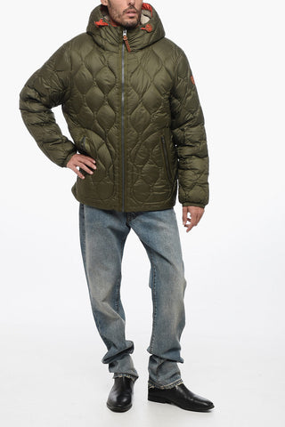 Piumino Trapuntato con Fodera Shearling
