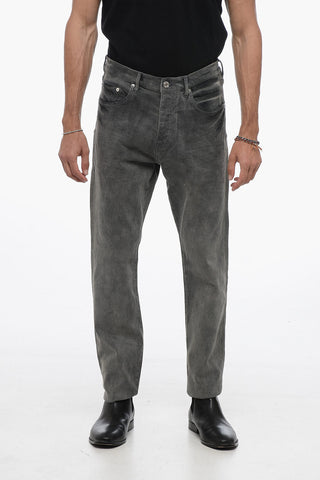 Vintage Effect Slim Fit Jeans 18cm
