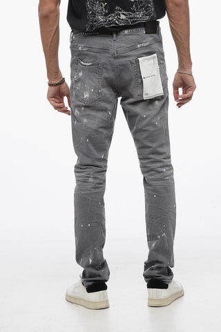 Low-Waist Distressed slim Fit Jeans 16cm