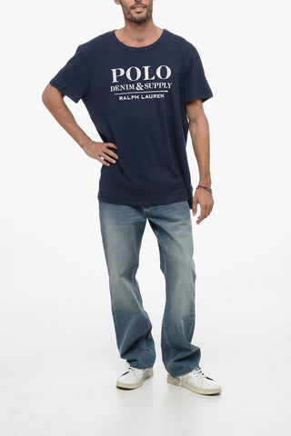 Crew Neck DENIM & SUPPLY Cotton T-Shirt