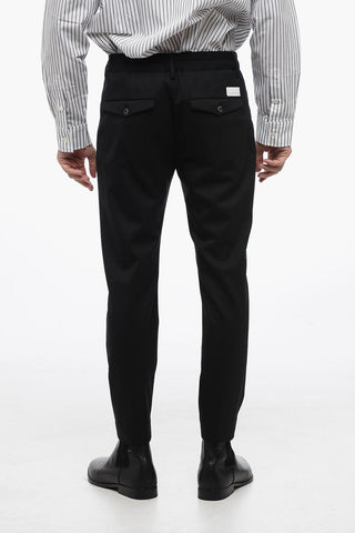 Stretch Wool JOGGY MAN Pants with Elastic Waistband