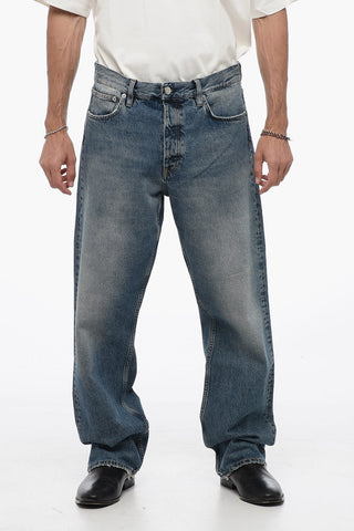 Jeans regular Fit con Cuciture a Vista 25cm