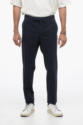 Solid Color Slim Fit Chino Pants