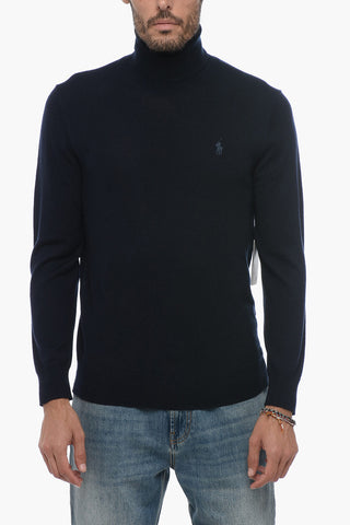 Turtleneck Monochrome Merino Wool Sweater