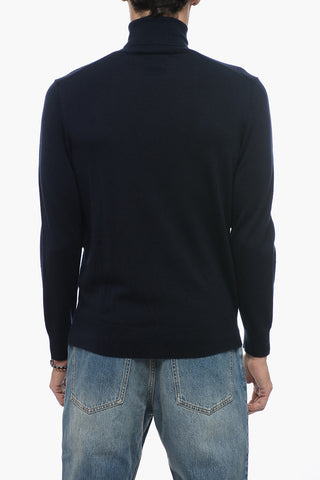 Turtleneck Monochrome Merino Wool Sweater