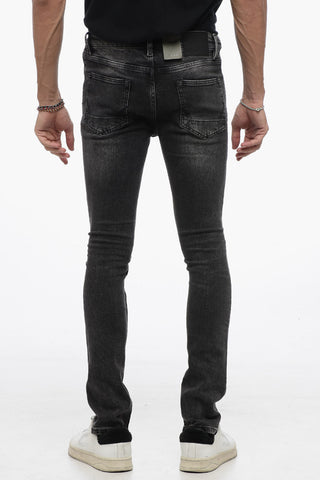 Dark Washed Skinny Fit Jeans 15cm