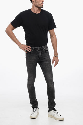 Dark Washed Skinny Fit Jeans 15cm