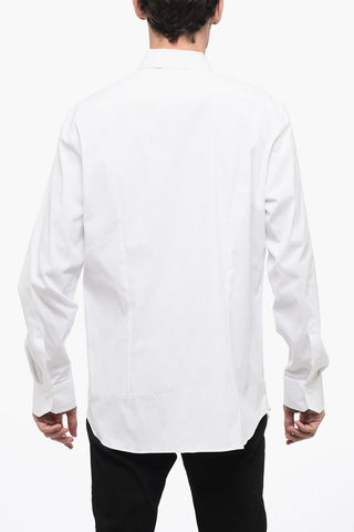 Cotton Poplin MIAMI Shirt with Spread Collar