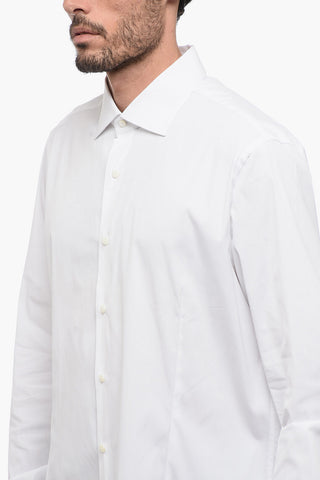 Cotton Poplin MIAMI Shirt with Spread Collar