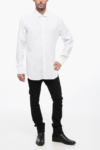 Cotton Poplin MIAMI Shirt with Spread Collar