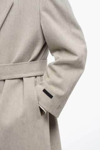 Cappotto Doppiopetto In Lana