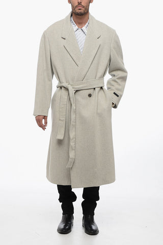 Cappotto Doppiopetto In Lana