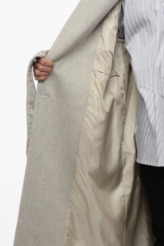 Cappotto Doppiopetto In Lana