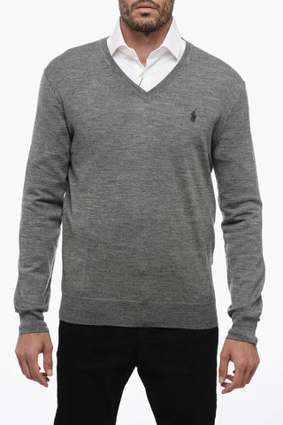 Maglia in Lana con Collo a V