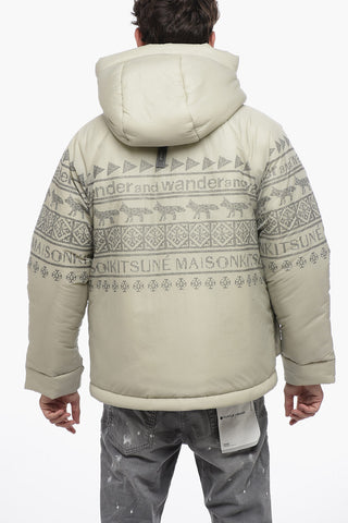 AND WANDER Padded Jacket with Hood