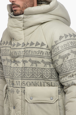 AND WANDER Padded Jacket with Hood