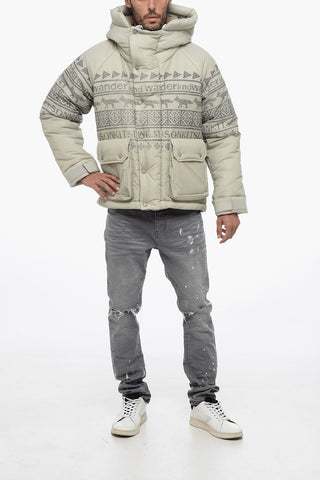 AND WANDER Padded Jacket with Hood