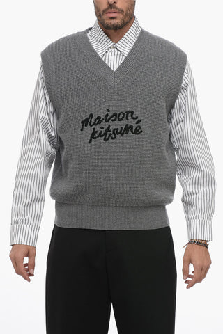 Wool Sleeveless V-Neck MELA Sweater