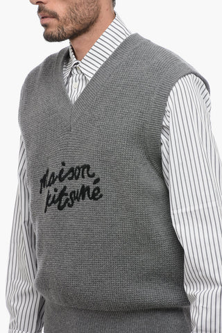 Wool Sleeveless V-Neck MELA Sweater