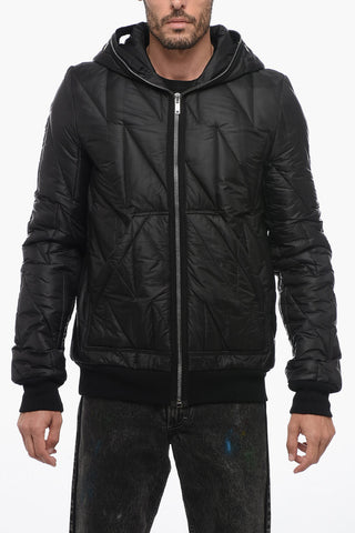 DRKSHDW Hooded GIMP Quilted Jacket