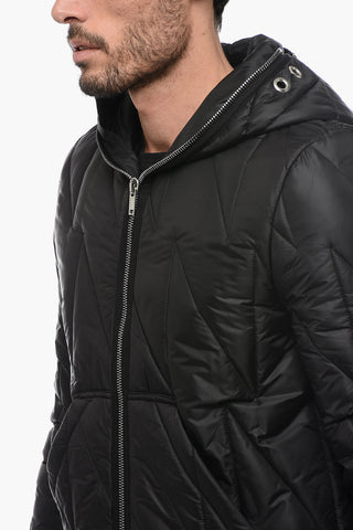 DRKSHDW Hooded GIMP Quilted Jacket