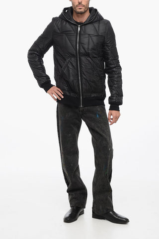 DRKSHDW Hooded GIMP Quilted Jacket