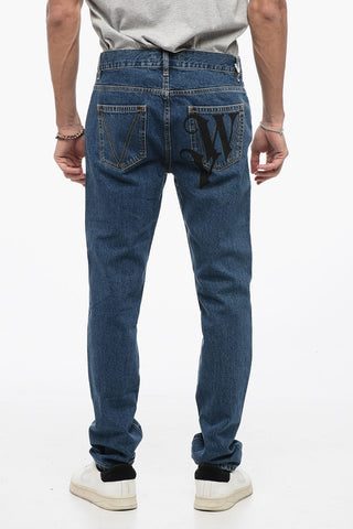 Jeans in Cotone Riciclato SPRAY con Passanti 15cm
