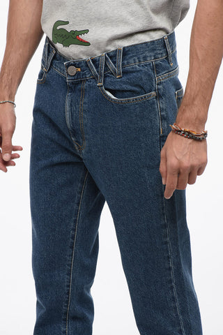 Jeans in Cotone Riciclato SPRAY con Passanti 15cm