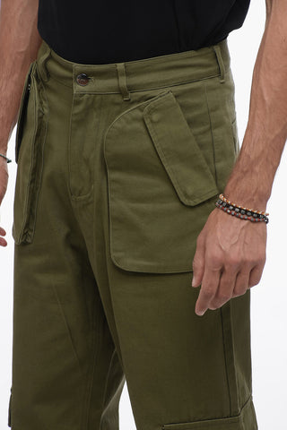 Solid Color Lightweight Cotton JADEN Cargo Pants