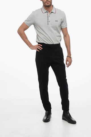 Regular Waist Cotton Stretch Chino pants