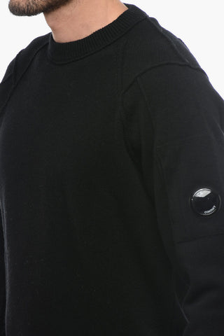 Wool SEA ISLAND Sweater with Visible Stitching