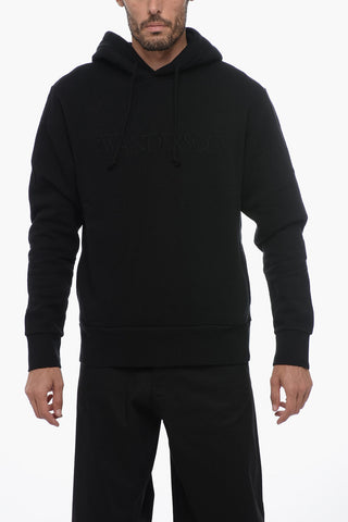 Cotton Hoodie with Embroidered Logo