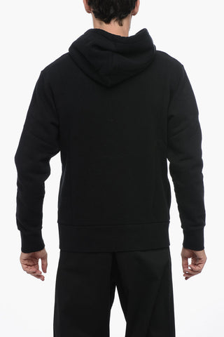 Cotton Hoodie with Embroidered Logo