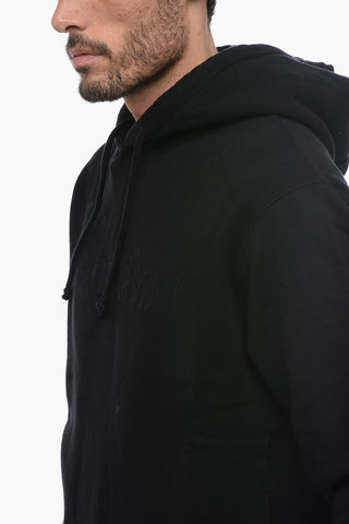 Cotton Hoodie with Embroidered Logo