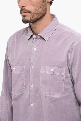 Corduroy Shirt with Breast-pockets