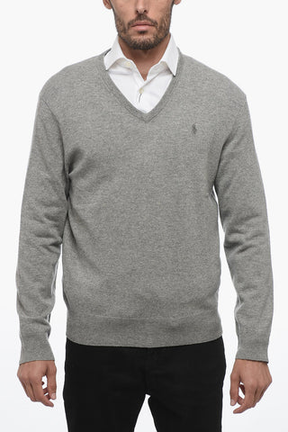 Maglia in Lana con Collo a V