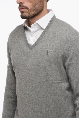 Maglia in Lana con Collo a V