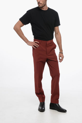 THIRTY TWO Pantaloni in Misto Lana con Abbottonatura Nascosta