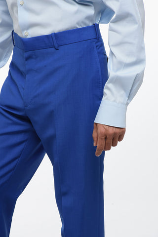 Pantaloni Slim-Fit In Lana