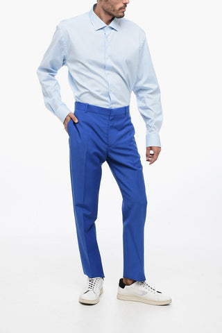 Pantaloni Slim-Fit In Lana