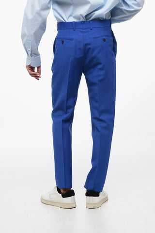 Pantaloni Slim-Fit In Lana