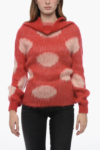 Merino Wool-blended Sweater with Cuffs
