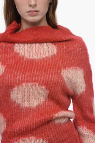 Merino Wool-blended Sweater with Cuffs