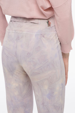 GRENOBLE DAY-NAMIC Breathable Jersey Leggings with Tie-Die Effect