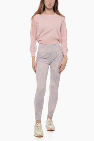 GRENOBLE DAY-NAMIC Breathable Jersey Leggings with Tie-Die Effect