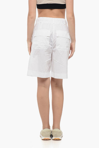 Drawstringed Nylon Shorts