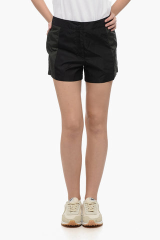BORN TO PROTECT Nylon Shorts with Breathable Inserts