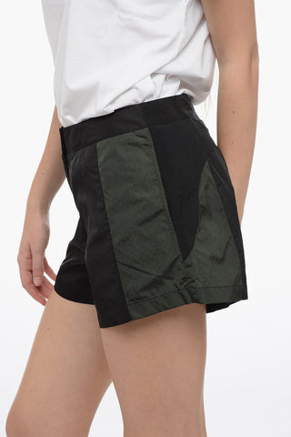 BORN TO PROTECT Nylon Shorts with Breathable Inserts